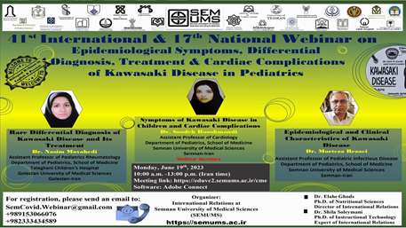  The 41st International & 17th National Webinar 
